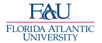 Florida Atlantic University logo from website